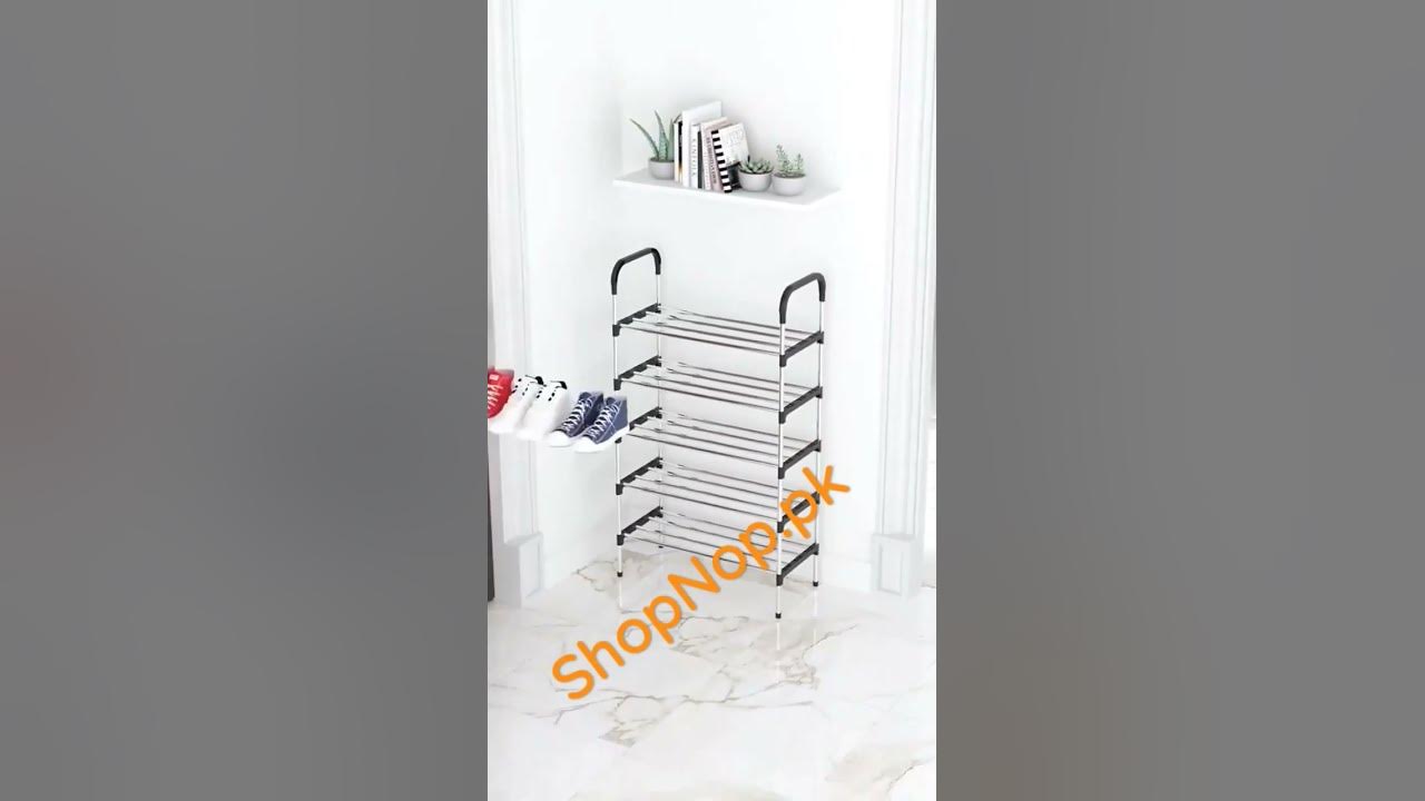 5 Layers Steel Shoe Rack Storage Stand Organizer